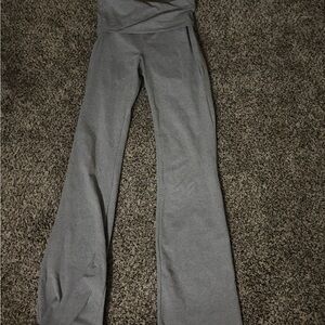SHEIN Gray Flare Jumpsuit